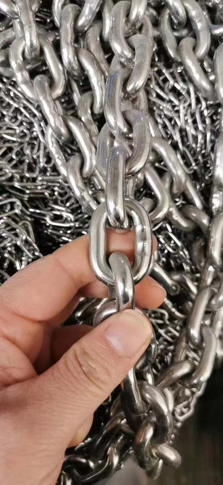 High Strength Germany Standard Welded Stainless Steel Link Chain
