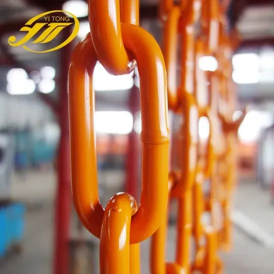  Welding with Colorful Painting G80 Lifting Link Chain