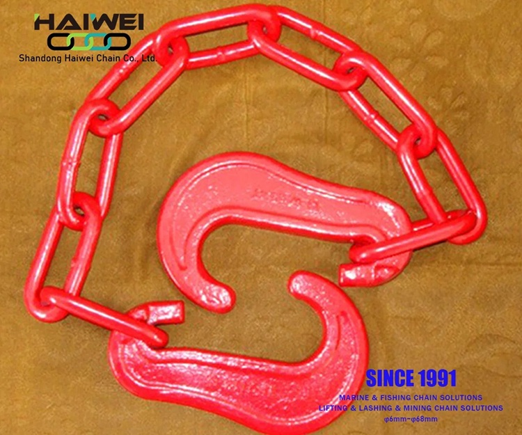 High Tensile Colorful Painted Welded Link Chain for Lashing