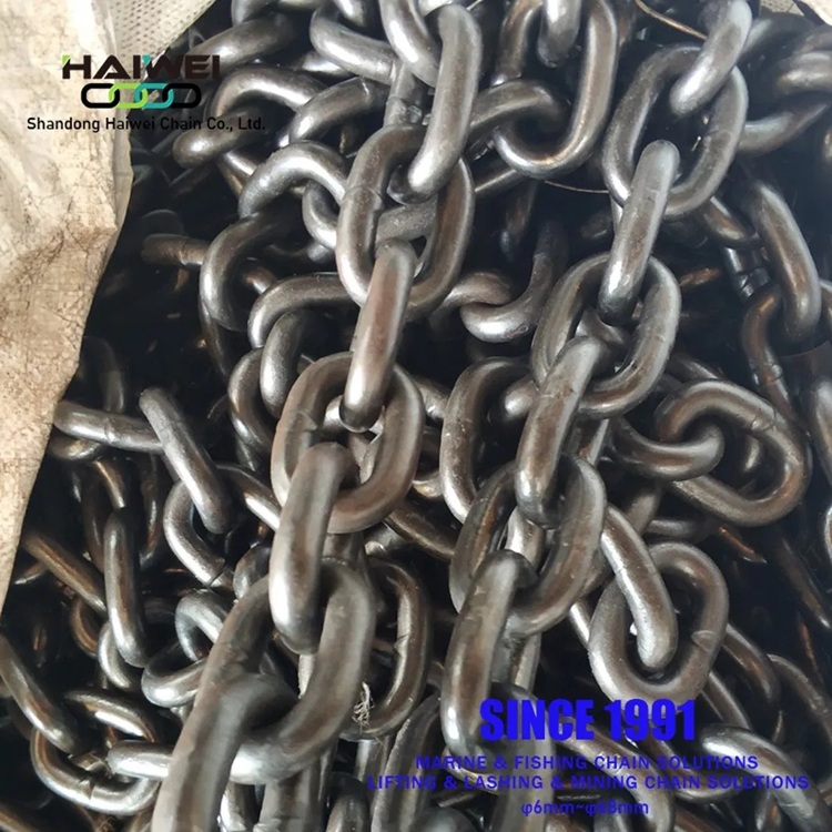  Welding with Colorful Painting G80 Lifting Link Chain