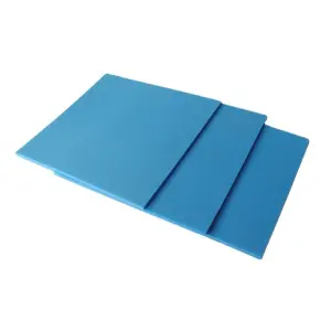 Multi-color smooth surface HDPE impact-resistant sheet