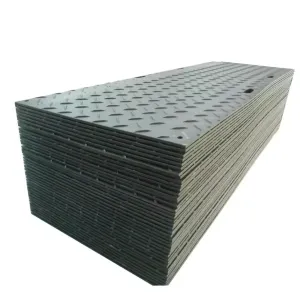 High Quality Durable HDPE Plastic Sheets Smooth Surface Temporary Ground Protection Road Track Mat 