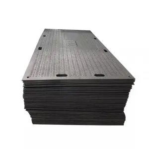 UV-Resistant HDPE Composite Road Plates Ground Protection Mats for Road Construction