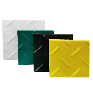 Pe Plastic Trackway Panel Ground Protection Mats Construction Site Protection Mat