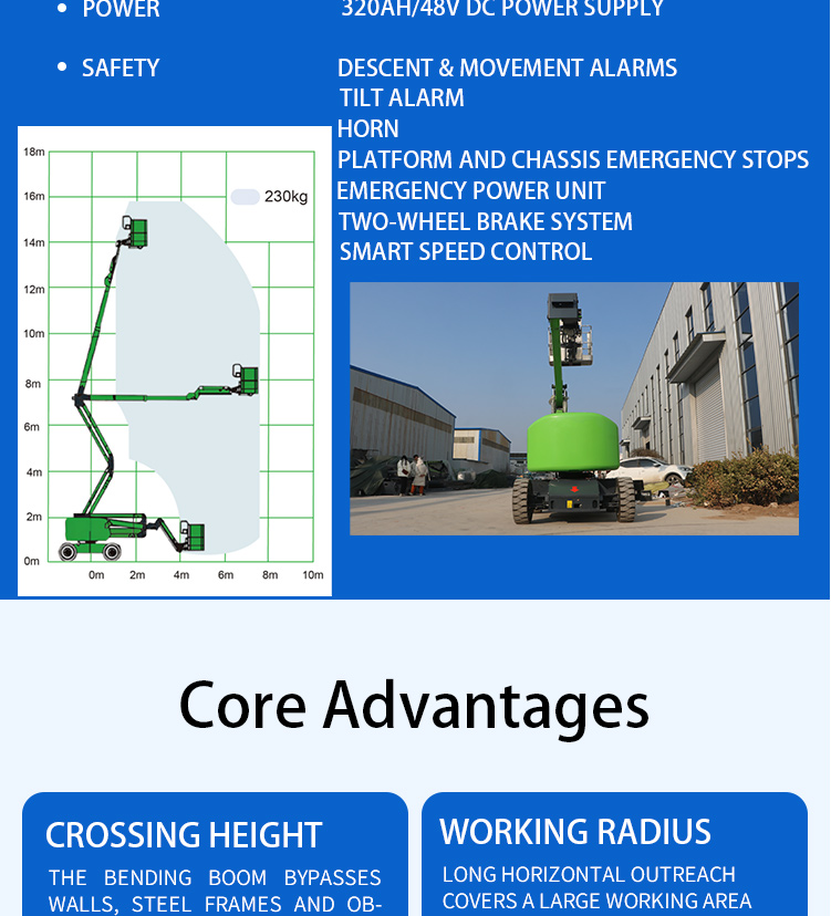 14m Articulated Boom Lift