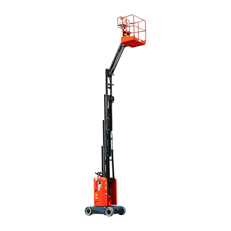 Forklift Mast Style Vertical Mast Lift with Jib AMWP10-7100