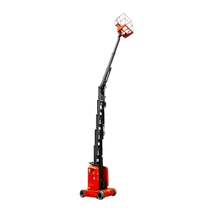 Forklift Mast Style Vertical Mast Lift with Jib AMWP13-7100