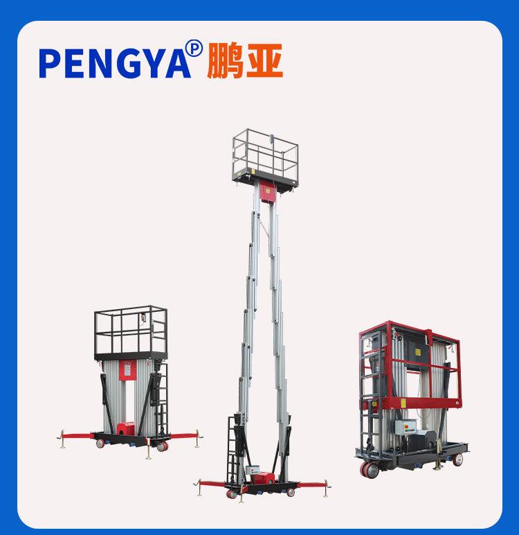 Double Masts Push Around Vertical Lift