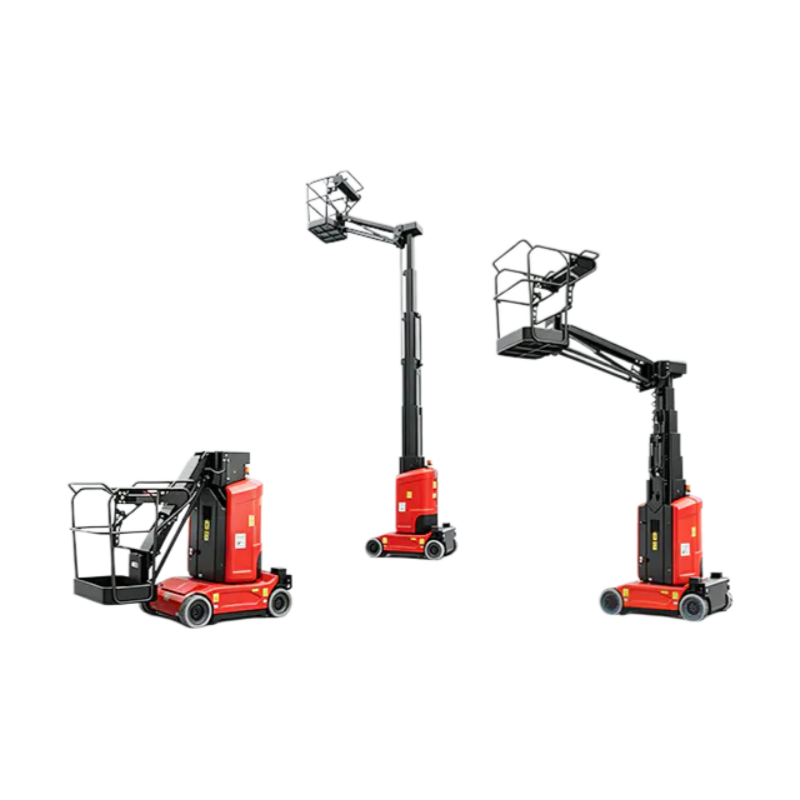Cần cẩu trục đứng c&oacute; cần trục phụ