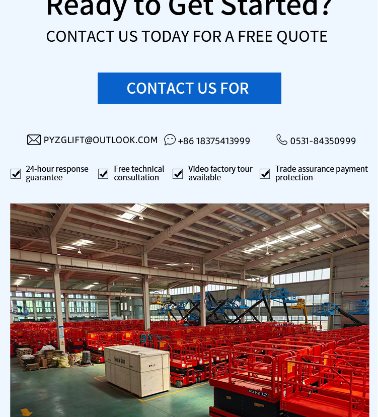 12m Self Propelled Scissor Lift