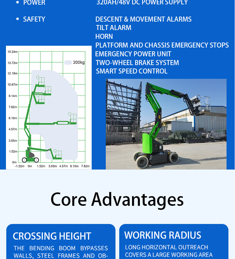 11m Articulated Boom Lift