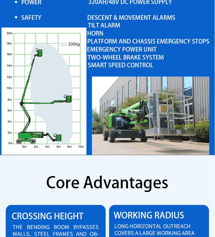 16m Articulated Boom Lift