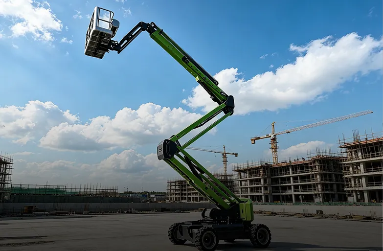 C&aacute;c trường hợp ứng dụng của thang n&acirc;ng cần trục khớp nối