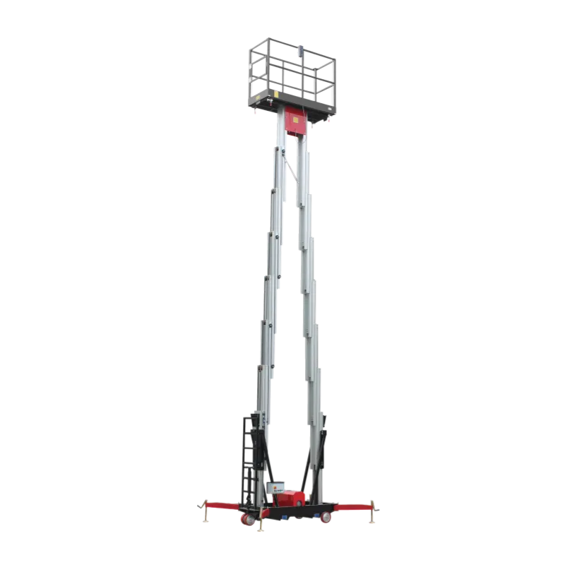 Double Masts Push Around Vertical Lift AWP2