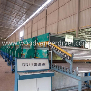 Environmental Protection Roller Veneer Dryer For Eucalyptus Wood 