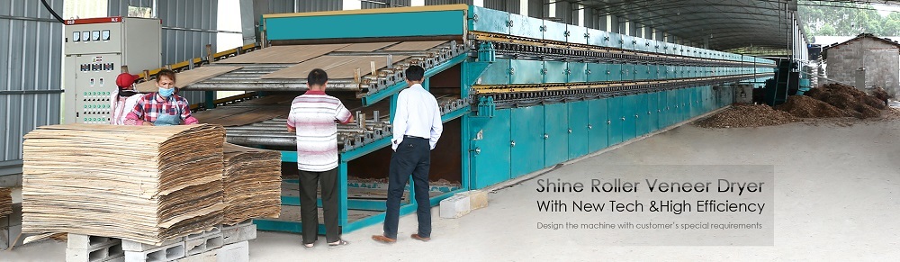 New Type Veneer Drying Machine on Biomass Burner 