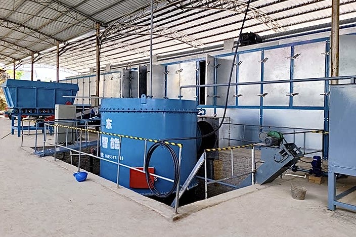 Shine roller dryer