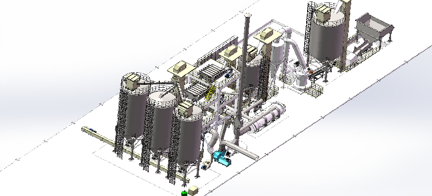 gypsum board production line