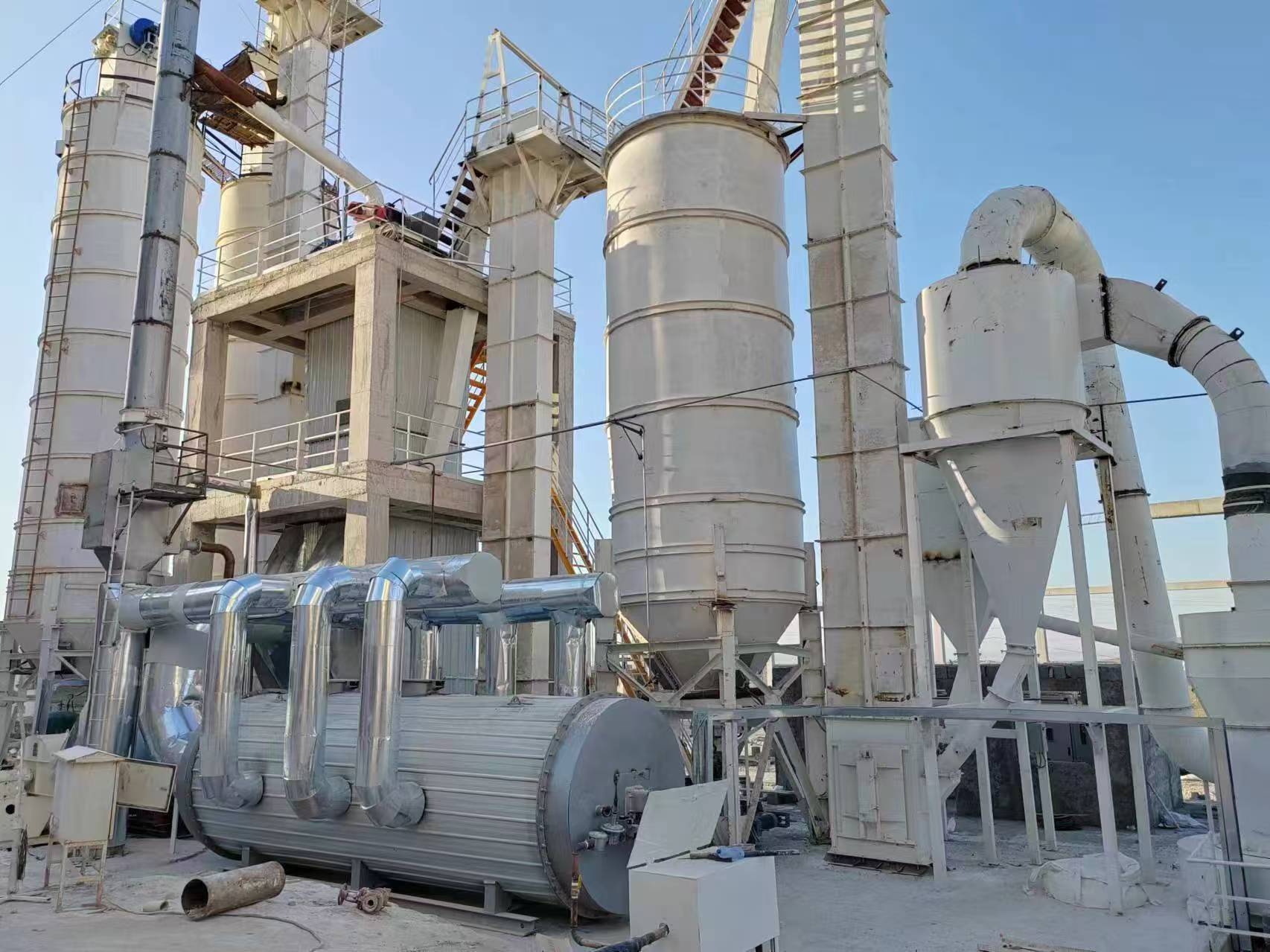 Gypsum powder production