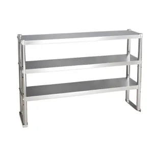 Rak Terpasang 3 Lapis untuk Meja Kerja Komersial