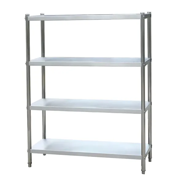 Rak Dapur Stainless Steel 4 Tingkat untuk Katering dan Pelayanan Makanan