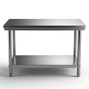 Прочный двухъярусный рабочий стол для коммерческого использования
