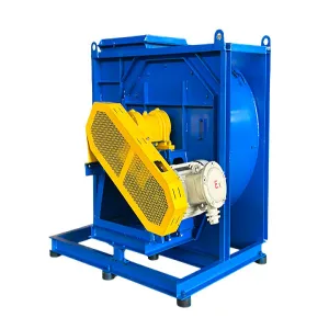 Belt-Drive Swing-Out Fan for Oil Mist Exhaust