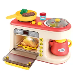 Toddler Simulation Kitchen Barbecue Cart Toys Educational Pretend Play Toys For Children(STTY)