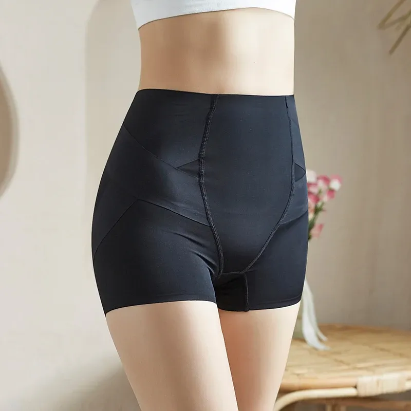 Women's Elegant Fashionable Satin Fitness Control Panties Medium Control Breathable Eco-Friendly Quick Dry Waist Girdling Body