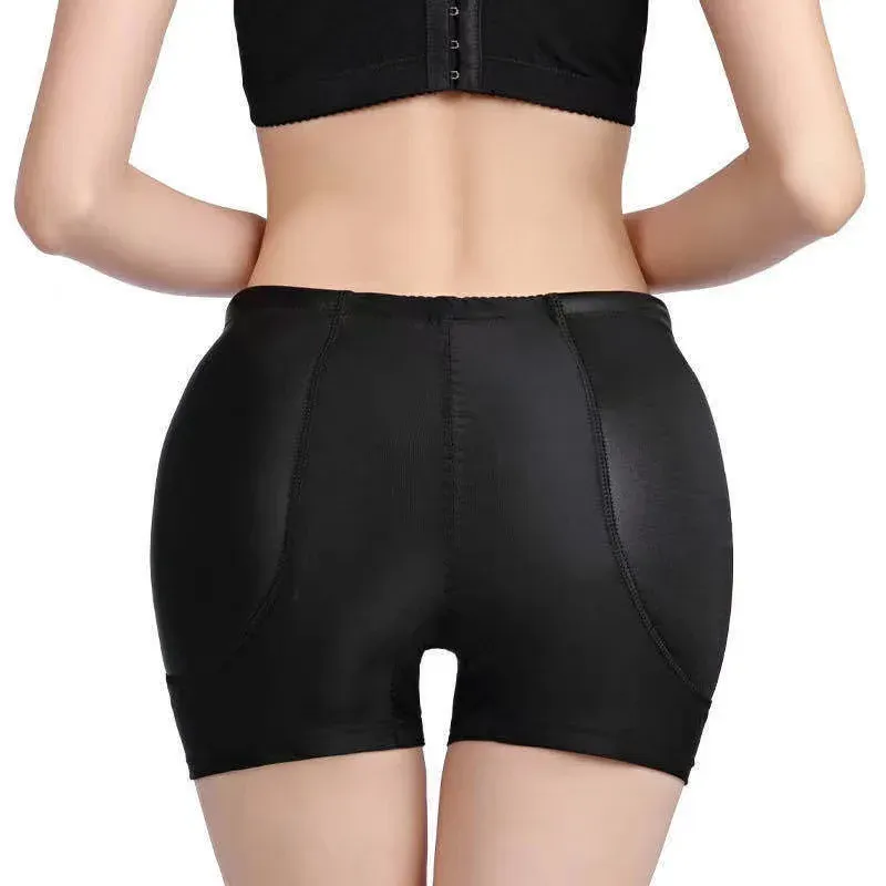 Cross-Border Women's Butt-Lifting Hip-Enhancing Seamless Padded Peach Buttocks Breathable Silk Nylon Control Control Panties