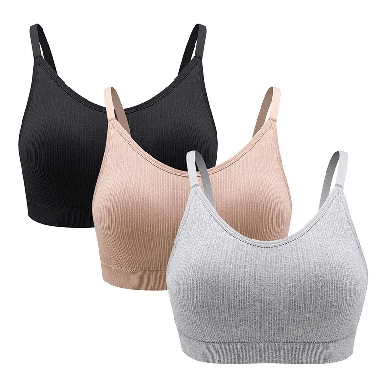 Cross-Border Comfortable Sports Bra Beautiful Back Design Thin Shoulder Straps Large Sizes Breathable Fitness Yoga Bra for Men