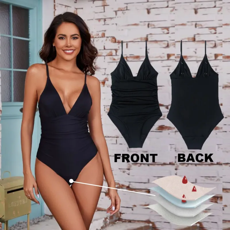 Physiological Swimwear Panties Reusable Cycle Leakproof Swimming Menstrual Swimwear Swimsuits