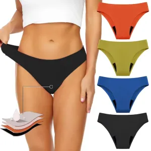 Summer Swimwear Leakproof Swimming Seamless Bottom Waterproof Underwear Period Swimwear for Girls Menstrual Period Undies
