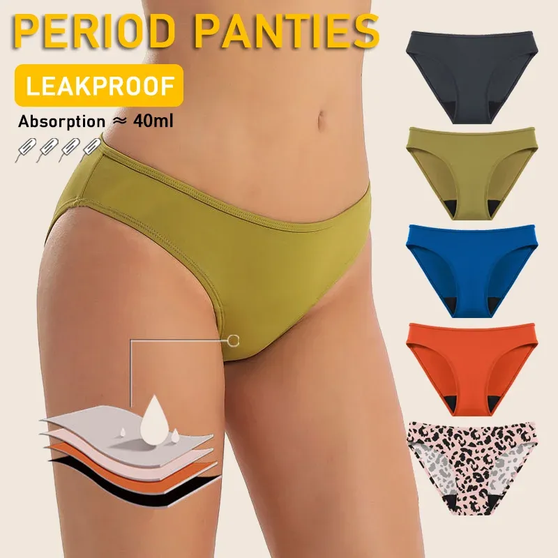 Leakproof 4 Layers Washable Menstrual Bikini Swimming Period Stitching Underwear for Women Ropa Interior De Periodo De Natacion