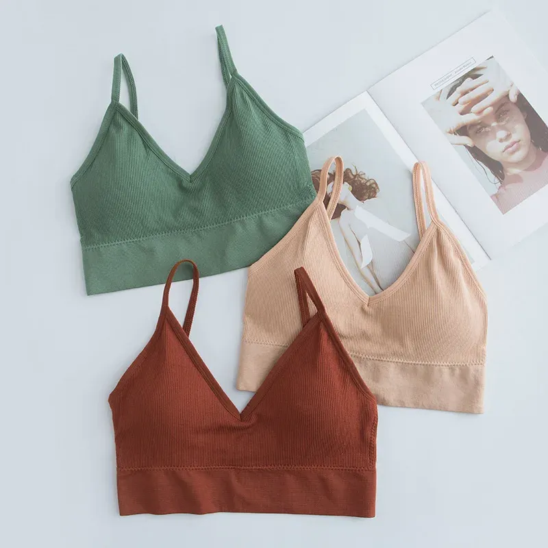 Large U-shaped Seamless Gothic Women's Chest Wrap Tube Top Base Layer Wireless Vest Camisole Made in None Material None