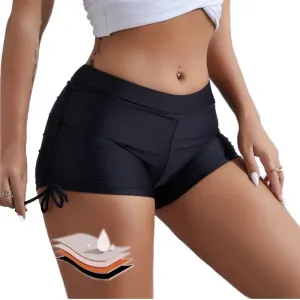 Custom High Absorption Protection Solid Sports Women's Period Swimwear Boyshort Leak Proof Menstrual Swimming Menstrual Panties