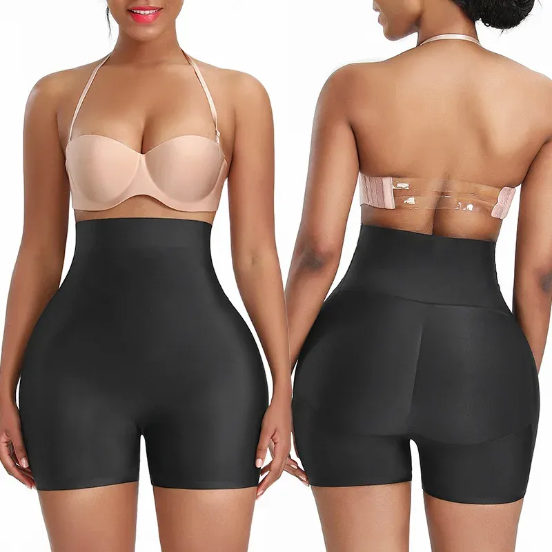 European American High-Waist Firm Everyday Body Shaping Pants Cross-Border Plus Size Shapers Fake Butt Hip-Lifting Abdomen