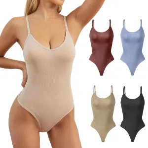 European American Style Firm Control Body Shaper Everyday Sexy T-Back Tops for Women Postpartum Waist Trainer