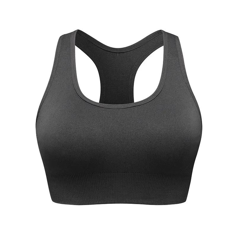 Women's Summer Sports Bra Cross-Back Design Shockproof for Yoga Fitness Breathable Wireless Vest Soft Adjustable Straps Bra
