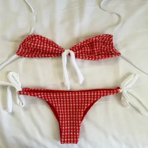 Reversible Bikini Set Double Sided Printed Swimsuit Sustainable Nylon Two Piece Bathing Suit for Women（I0004-0009）