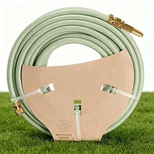 Heavy Duty Garden Hose with Brass Connector &ndash; Flexible Kink-Free Watering Hose for Lawn & Garden（D0002-0003）