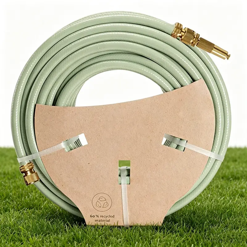 Heavy Duty Garden Hose with Brass Connector &ndash; Flexible Kink-Free Watering Hose for Lawn & Garden（D0002-0003）