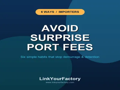 Six simple habits stop demurrage & detention &mdash; keep every free day.