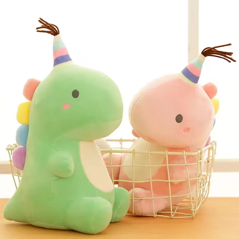 Cute Dinosaur Plush Toy Super Soft Stuffed Animal for Kids & Adults Unisex Cartoon Dino Plush Doll Fun Birthday Gift Plush Toy（R0003-0003）