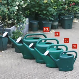 Large Capacity 3L 5L 8L 10L Garden Watering Can Plastic Plant Watering Can for Home Garden Irrigation Indoor and Outdoor Plant Watering（D0003-0009）