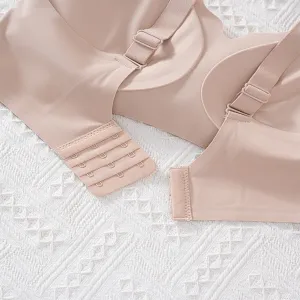HY Seamless Jelly Gel Support Push up Bra No Underwire Breathable Comfort Wireless Bra for Women Everyday Bralette（H0005-0005）