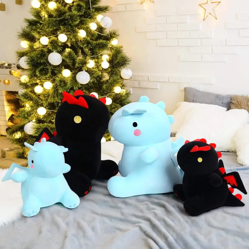 Cute Dinosaur Plush Pillow Toy Soft Stuffed Animal Pillow for Kids Cartoon Dino Plush Doll Cozy Sleeping Cushion Gift for Children（R0003-0002）