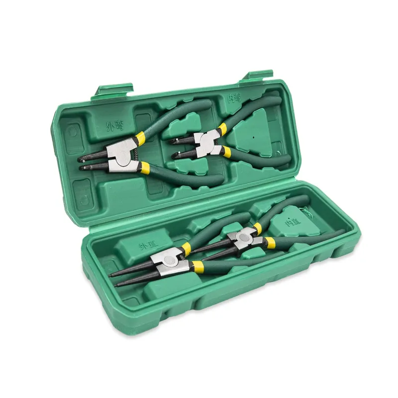 Snap Ring Pliers Set, CR-V Steel Circlip Pliers Kit with Storage Case, Internal & External Retaining Ring Tool Set, OEM Customizable（F0001-0003）