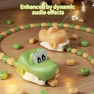 Remote Control Snake Game Toy RC Interactive Eating Racing Toy STEM Educational Toy for Kids Smart Stress Relief Game with Remote Control(S0005-0001）
