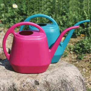 2L 4L Garden Watering Can with Long Spout Plastic Plant Watering Can for Indoor and Outdoor Plants Home Garden Flower Watering Pot（D0003-0006）